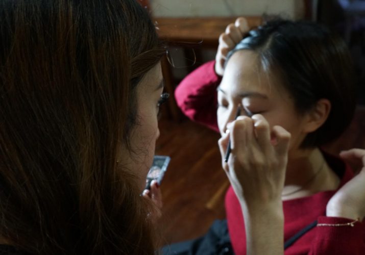 パーティーメイク中