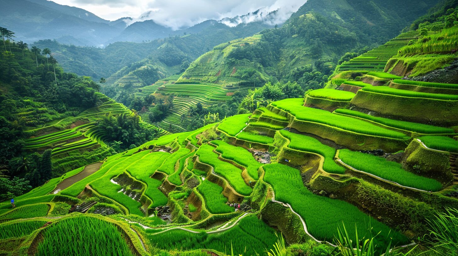 コース選択が費用に与える影響のフィリピンの風景